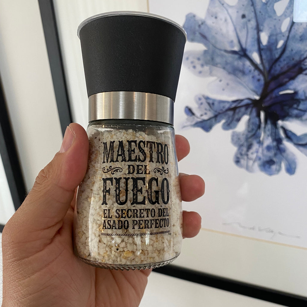 Sal especiada premium, molinillo de mesa 150g.